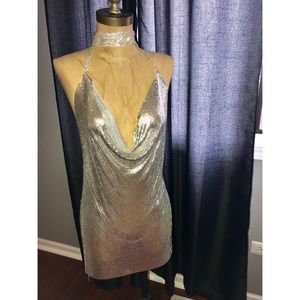 Kendall Jenner/Paris Hilton Inspired Metal Dress